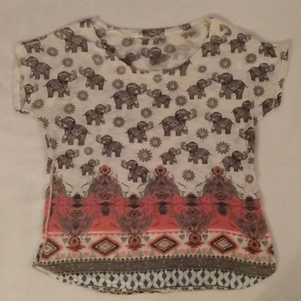 elephant good luck boho cotton short sleeve usa